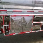 Caja de herramienta metálica para vehículo de carga